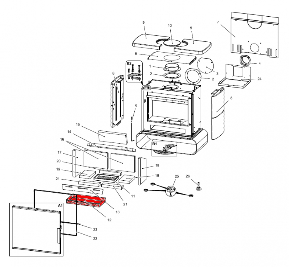 Haas-Sohn Fulham easy 347.15 cendrier