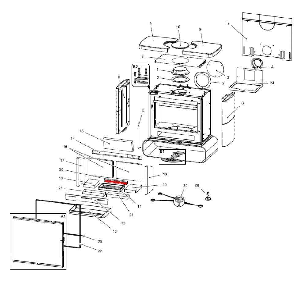 Haas-Sohn Fulham easy 347.15 pierre de sole arrire