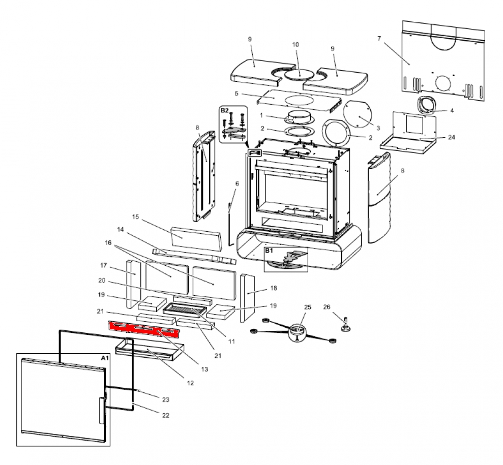 Haas-Sohn Fulham easy 347.15 grille verticale