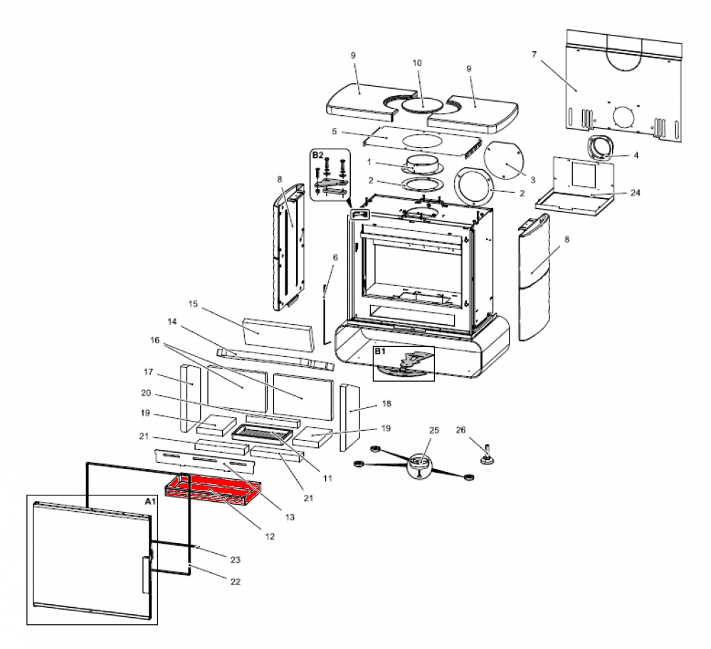 Haas-Sohn Hillington easy 347.15 cendrier