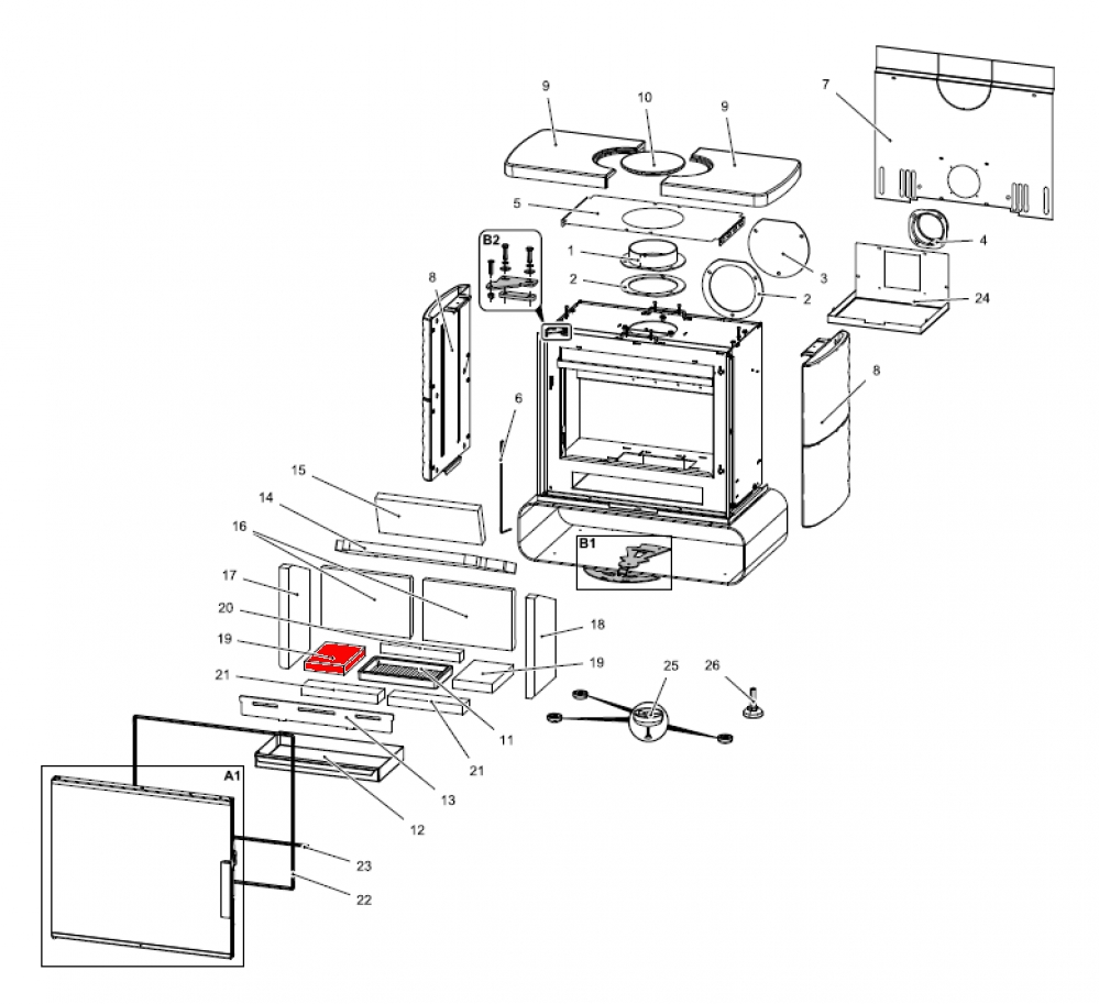 Haas-Sohn Hillington easy 347.15 pierre de sole gauche