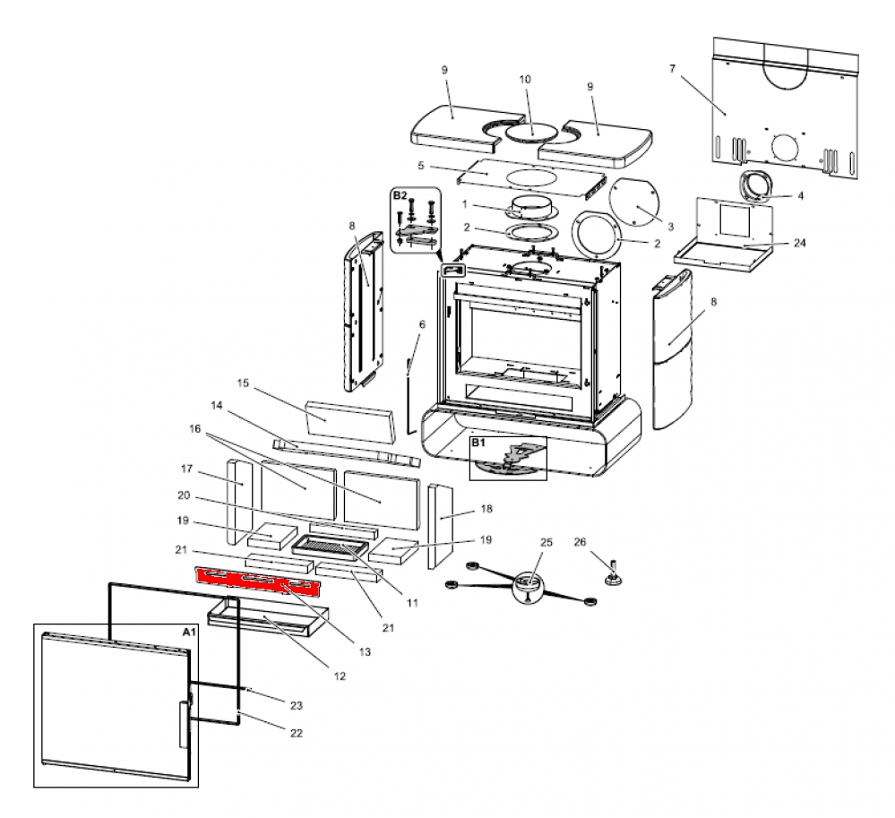 Haas-Sohn Hillington easy 347.15 grille verticale