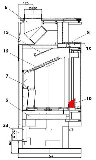 Haas-Sohn Husum 206.15 grille verticale