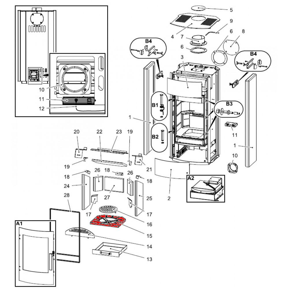 Haas-Sohn I 2100 support de grille