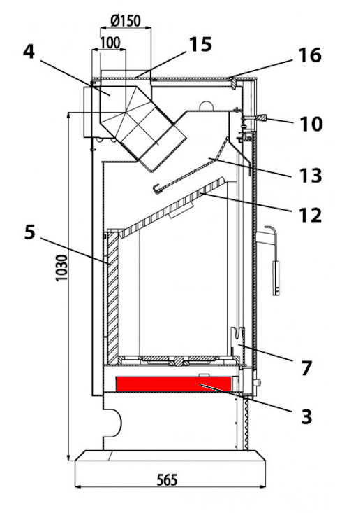 Haas-Sohn Isola 212.17 cendrier