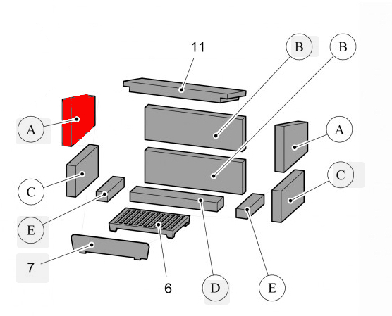 Haas-Sohn Java II 204.14 pierre latrale gauche haut