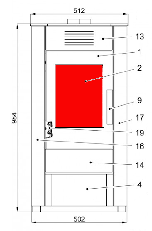 Haas-Sohn Java II 204.14 vitre