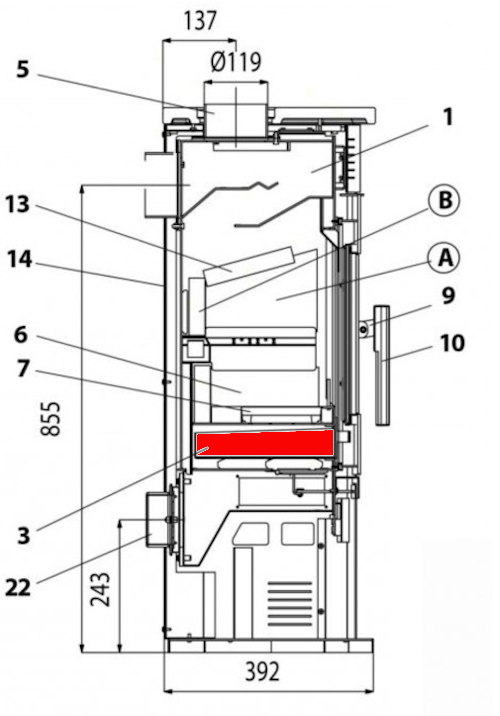 Haas-Sohn Javus 203.14 cendrier