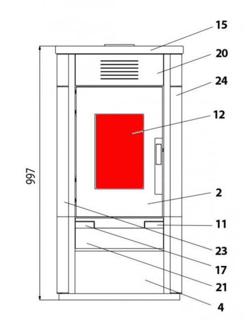 Haas-Sohn Javus 203.14 vitre