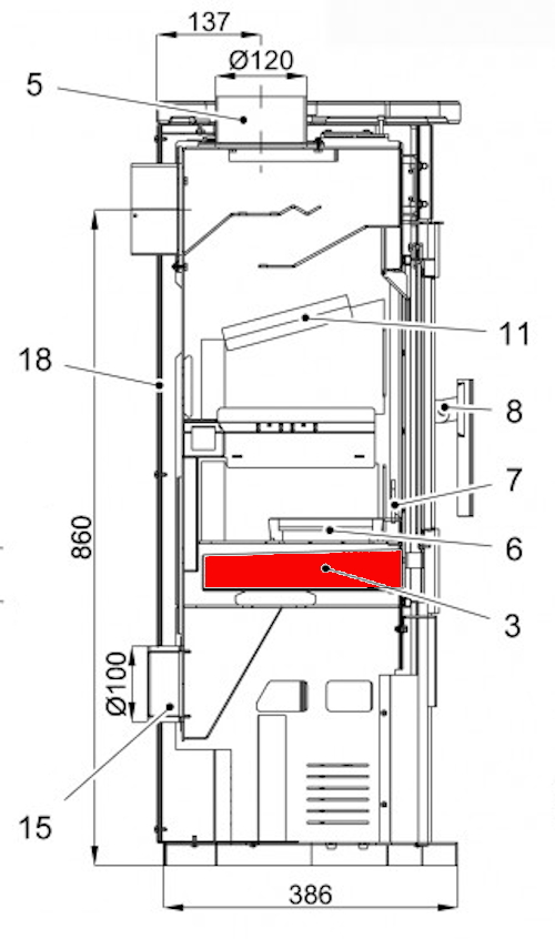 Haas-Sohn Javus II 204.14 cendrier