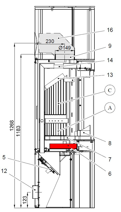 Haas-Sohn Kalius 286.12 cendrier