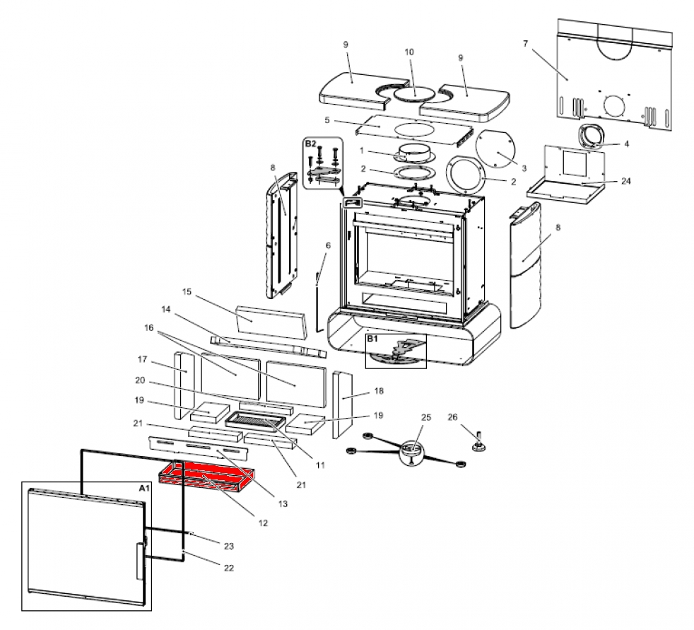 Haas-Sohn Kensington easy 347.15 cendrier