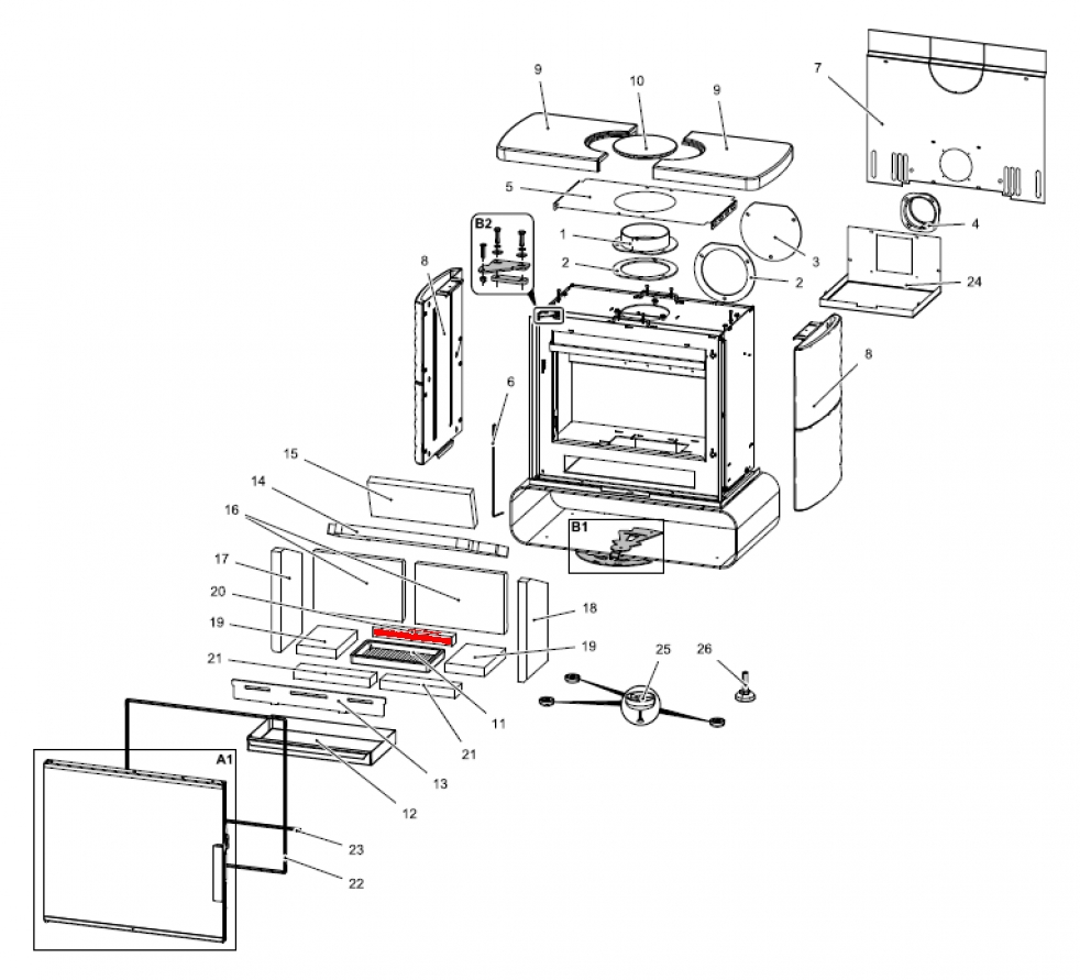 Haas-Sohn Kensington easy 347.15 pierre de sole arrire