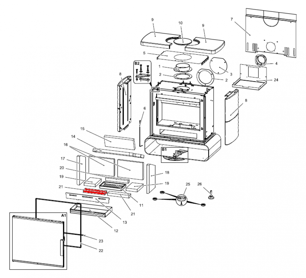 Haas-Sohn Kensington easy 347.15 pierre de sole avant gauche