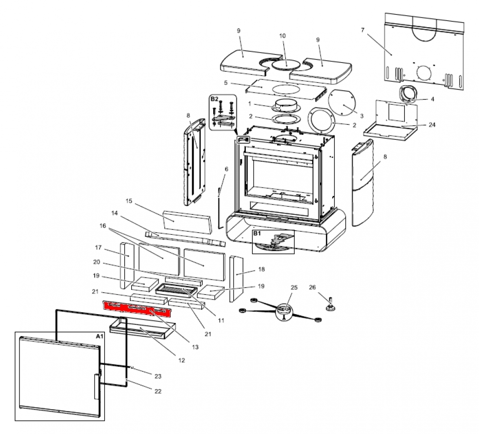 Haas-Sohn Kensington easy 347.15 grille verticale