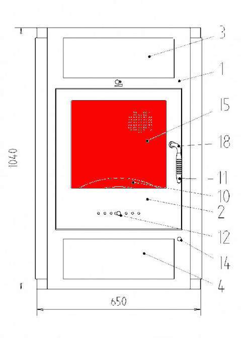 Haas-Sohn Lahti 250.17 vitre