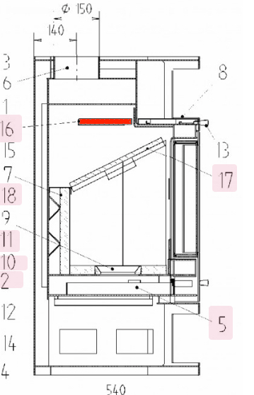 Haas-Sohn Lahti 250.17 dflecteur haut