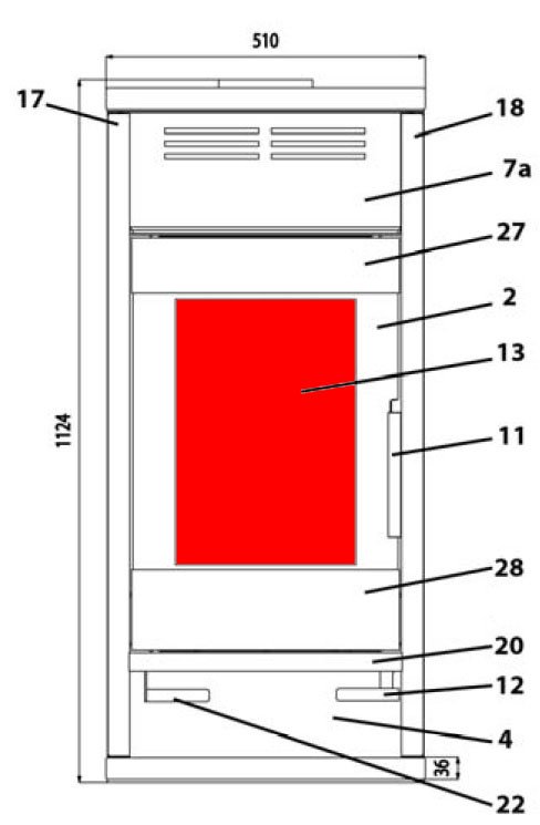 Haas-Sohn Leon 234.17 vitre