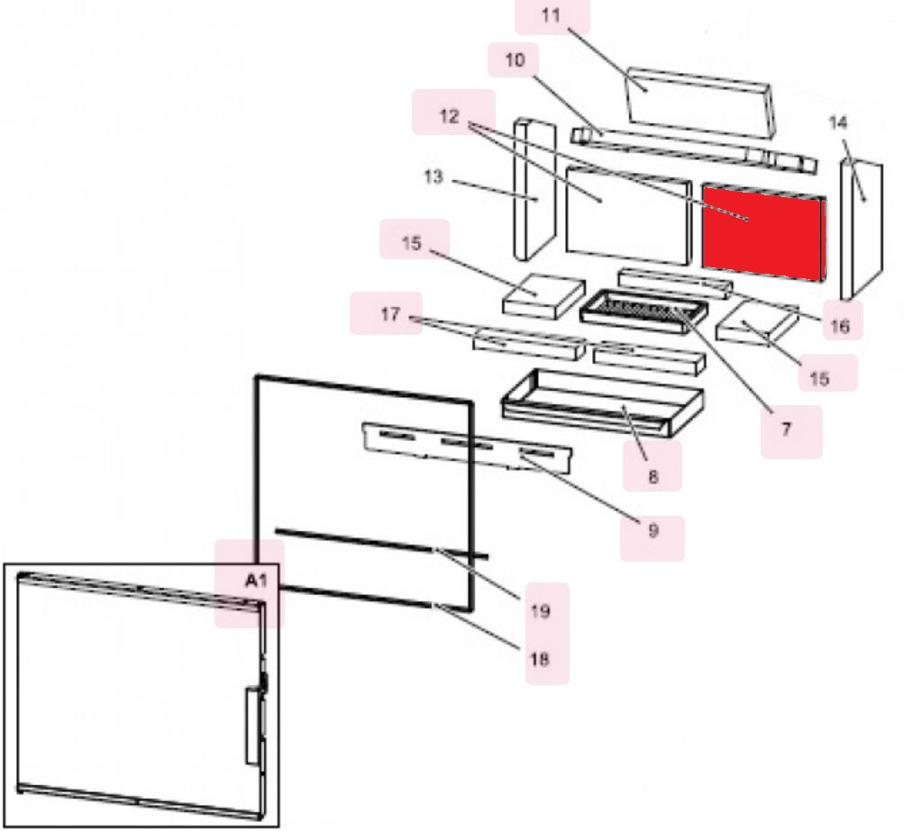 Haas-Sohn Levi easy pierre de plaque arrire droit