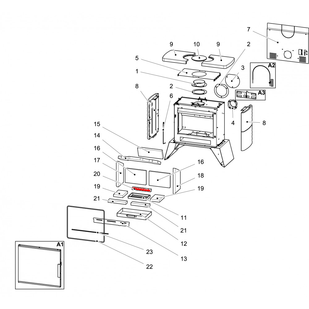 Haas-Sohn London easy 347.15 pierre de sole arrire