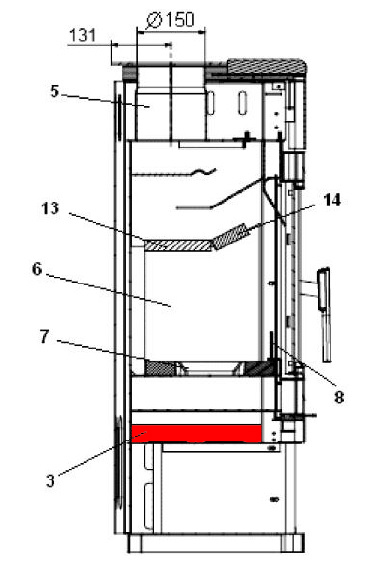 Haas-Sohn Molde 305.15 cendrier