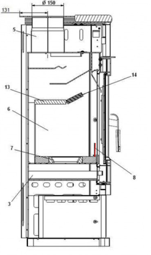 Haas-Sohn Montegrotto 305.15 grille verticale