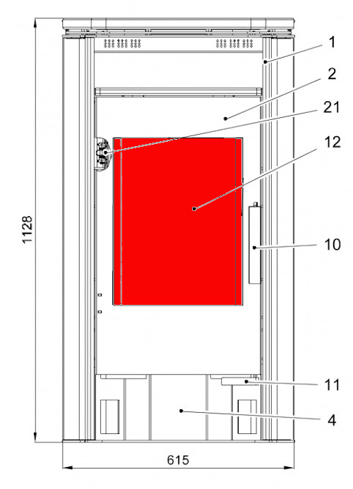 Haas-Sohn Nordal II 249.17 vitre