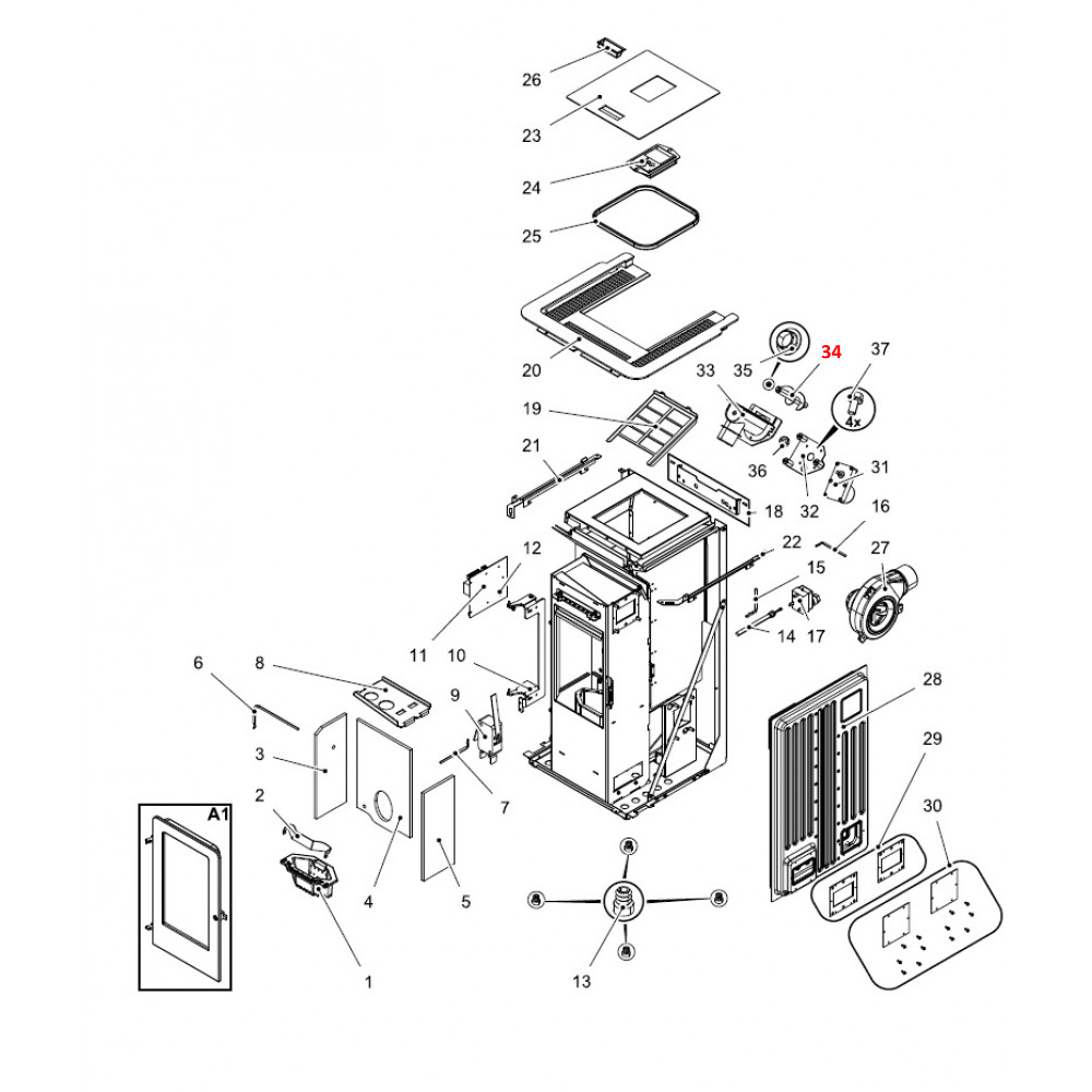 Haas-Sohn Pallazza III 534.08 vis sans fin