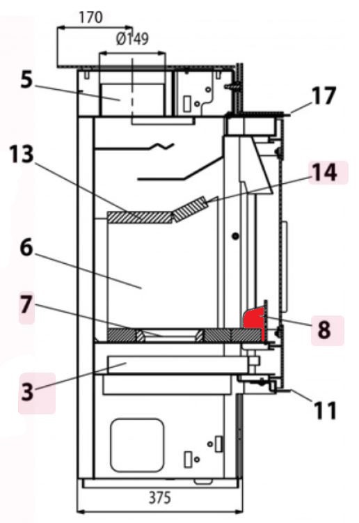 Haas-Sohn Tonstad 303.15 grille verticale