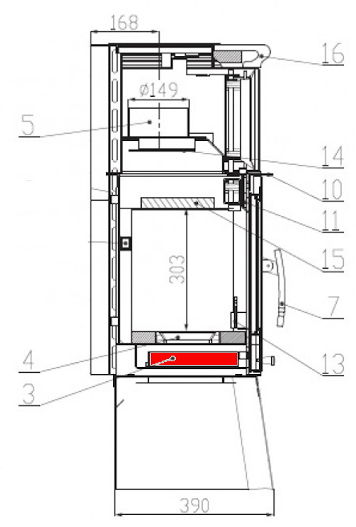 Haas-Sohn Treviso 320.15 cendrier