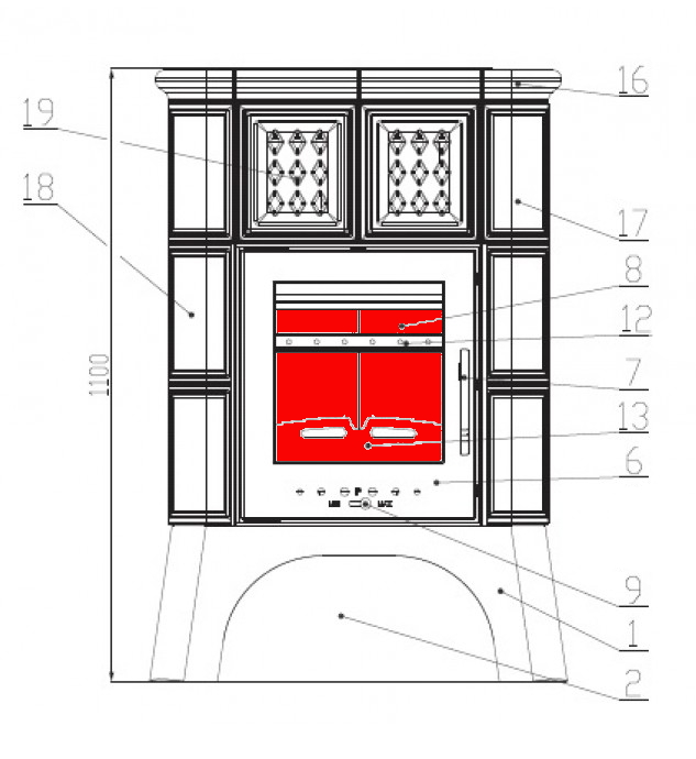 Haas-Sohn Treviso 320.15 vitre