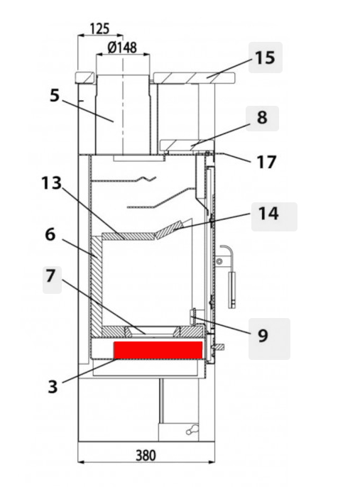 Haas-Sohn Vitorre 275.15 cendrier