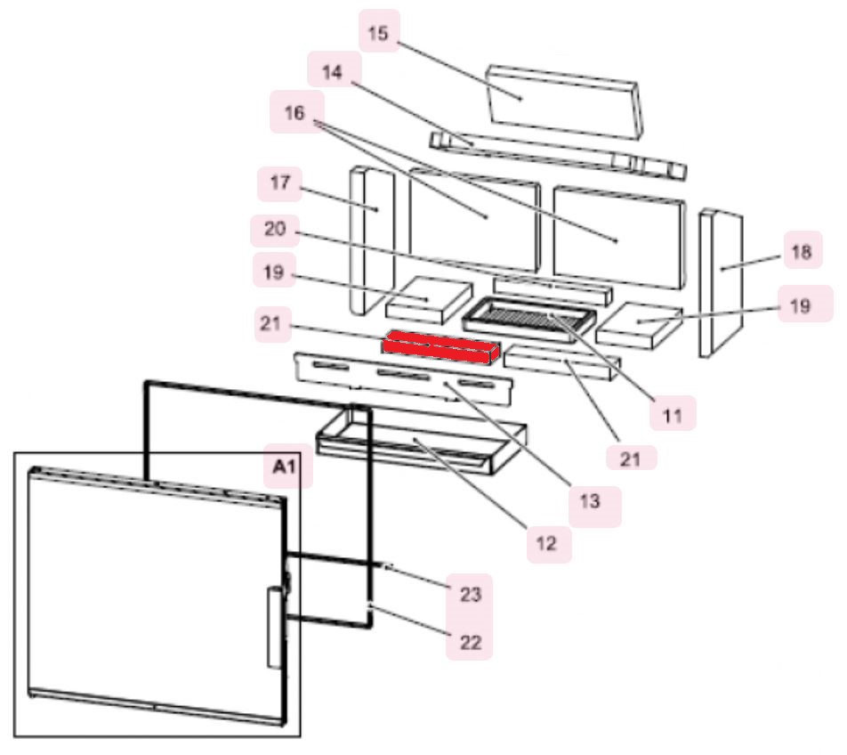 Haas-Sohn Westminster easy 347.15 pierre de sole gauche avant