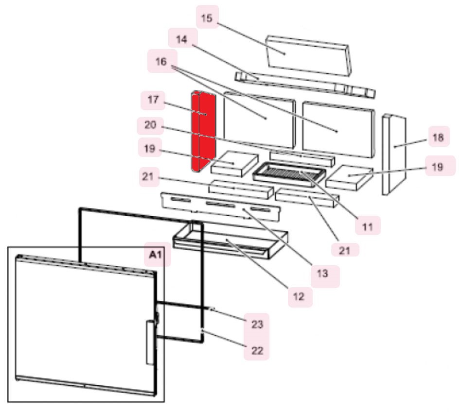 Haas-Sohn Westminster easy 347.15 pierre latrale gauche