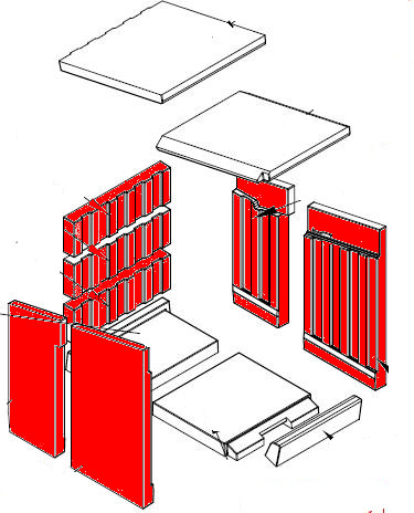 Spartherm Nova E H2O pierre latrale kit