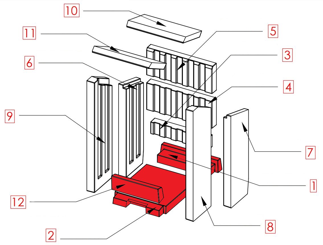 Spartherm Renova B-51 Air pierre de sole kit