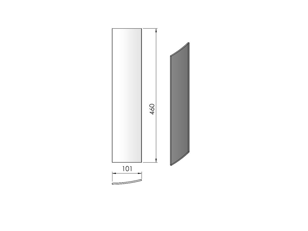 Termatech TT10 vitre latrale incurv