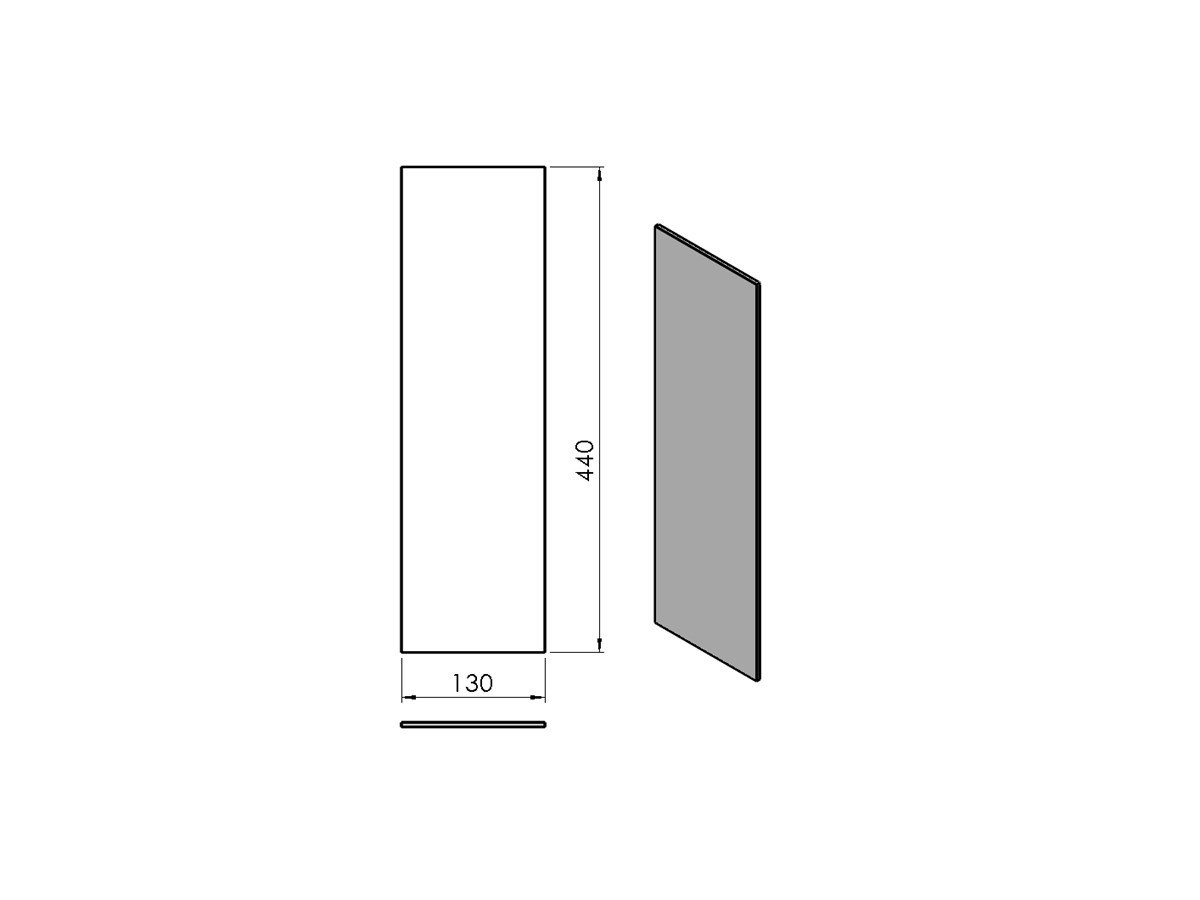 Termatech TT10 vitre latrale intrieur rectiligne