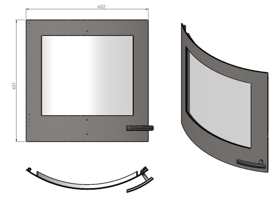 Termatech TT22 porte gris