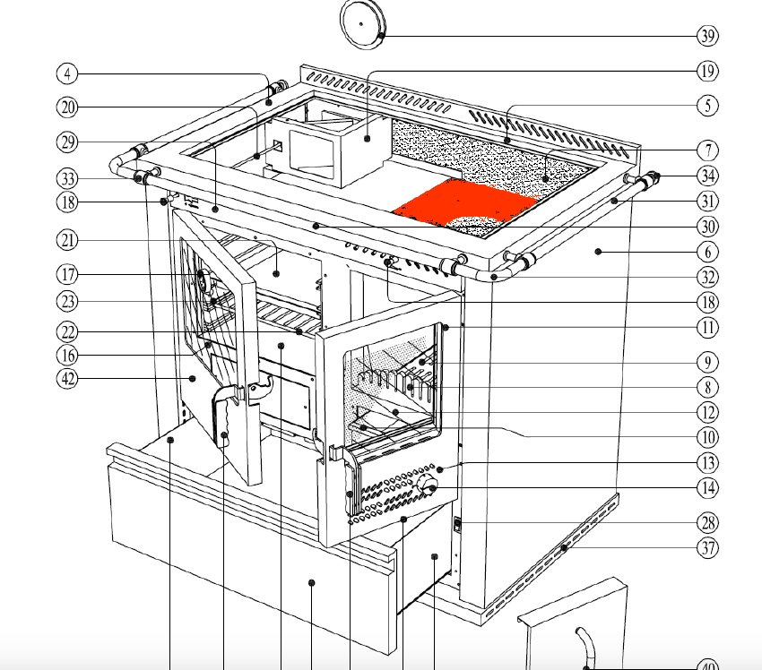 Wamsler K135F/A dflecteur A