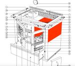 Wamsler K135F/A revtement de chambre de combustion B