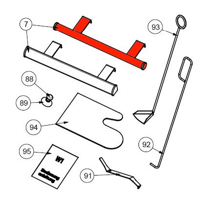 Wamsler W1-40 barreau de fourneau